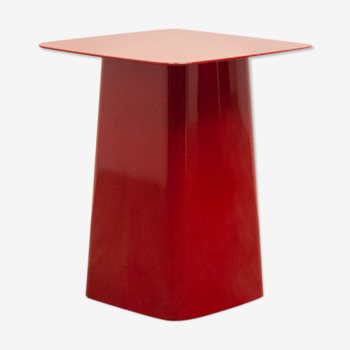 Table basse rouge Vitra metal side table l31 cm