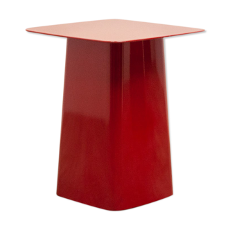 Coffee table red Vitra metal side table l31 cm