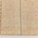 Tapis de couloir vintage turc crème et marron
