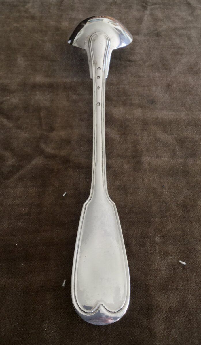 Silver stew spoon