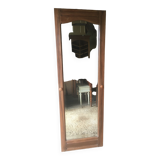 Walnut beveled mirror