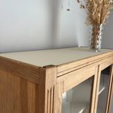 Raw wood display case