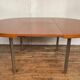 Round table with teak extension design Pierre Guariche edition Huchers Minvielle 1960