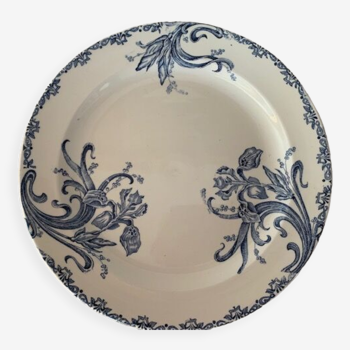 Plat terre de fer Clairefontaine art nouveau