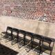2 Italian chairs Full Metal - 1980