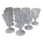 Baccarat - 9 Verres à eau Modèle Missouri
