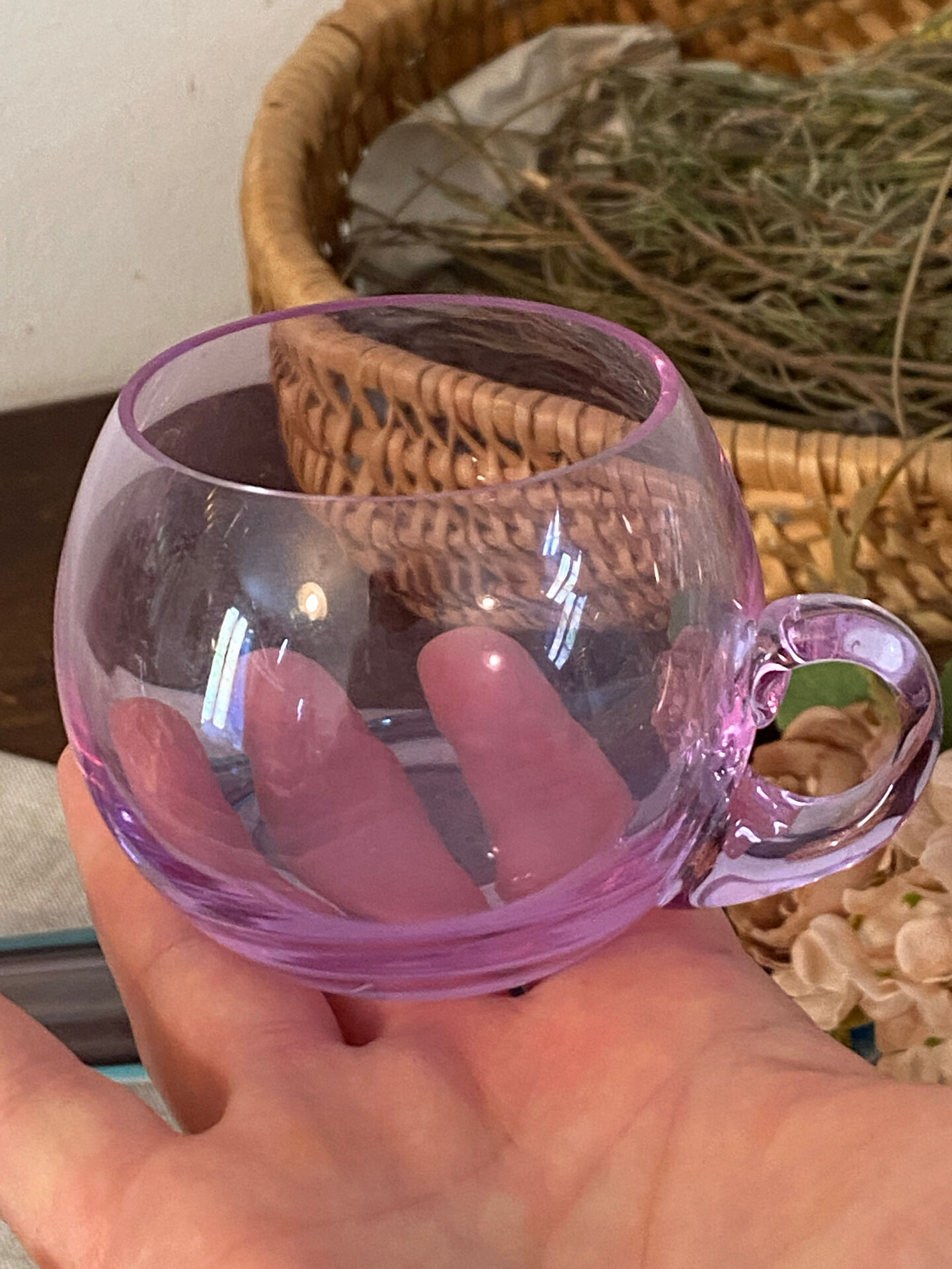 Coffee cups or glass sangria