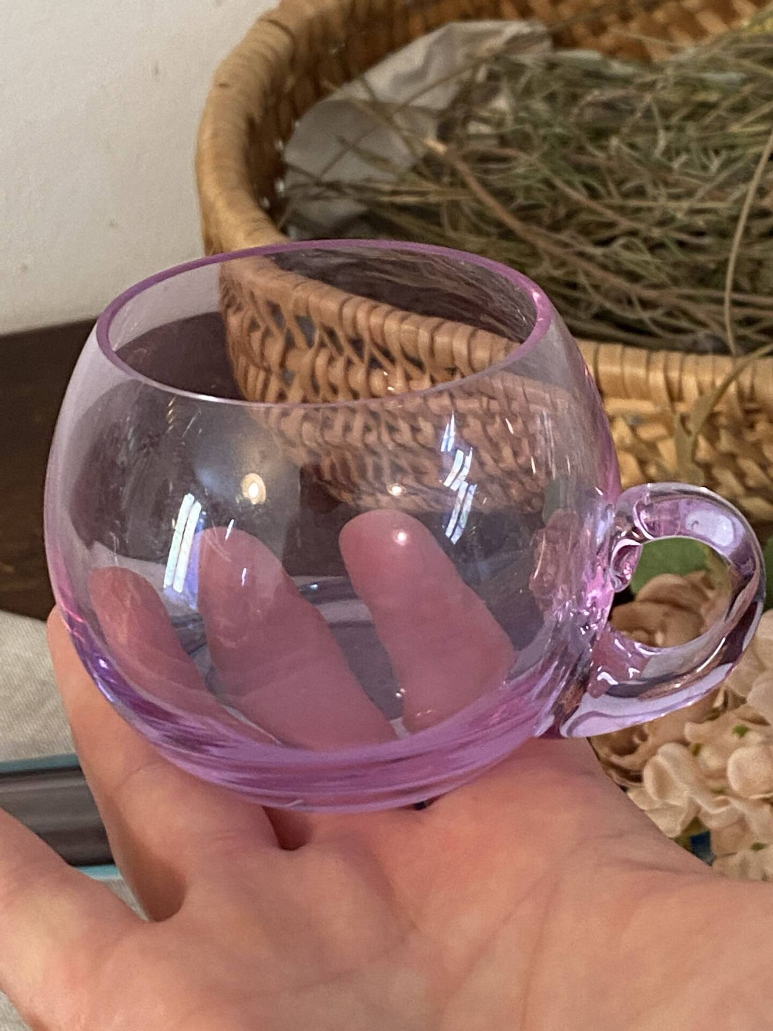Tasses à café ou sangria en verre