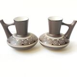 Set of 2 Small Modernist Ceramic Jugs from the 70s