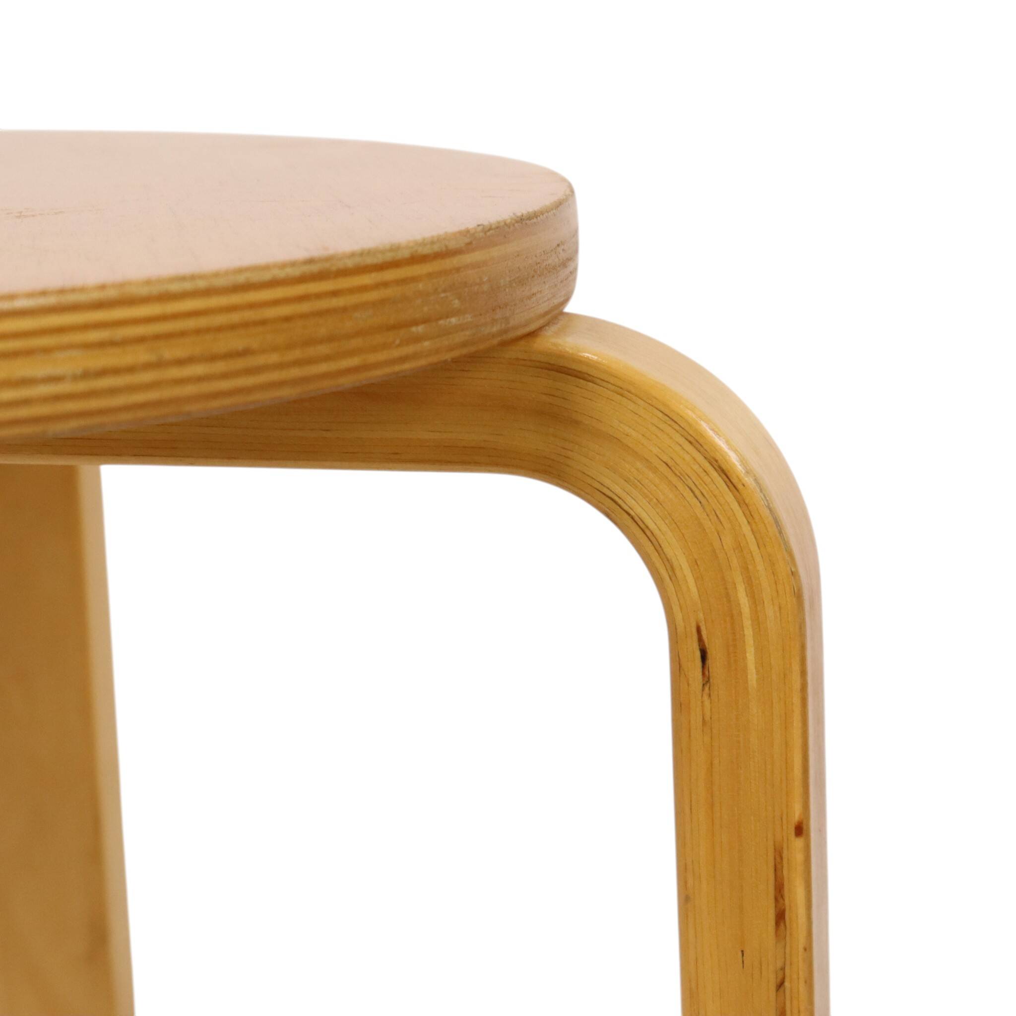 Set of 2 Vintage IKEA Frosta Stools, Beech Wood, 1990s