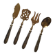 Antique service for sweets or hors d'oeuvres