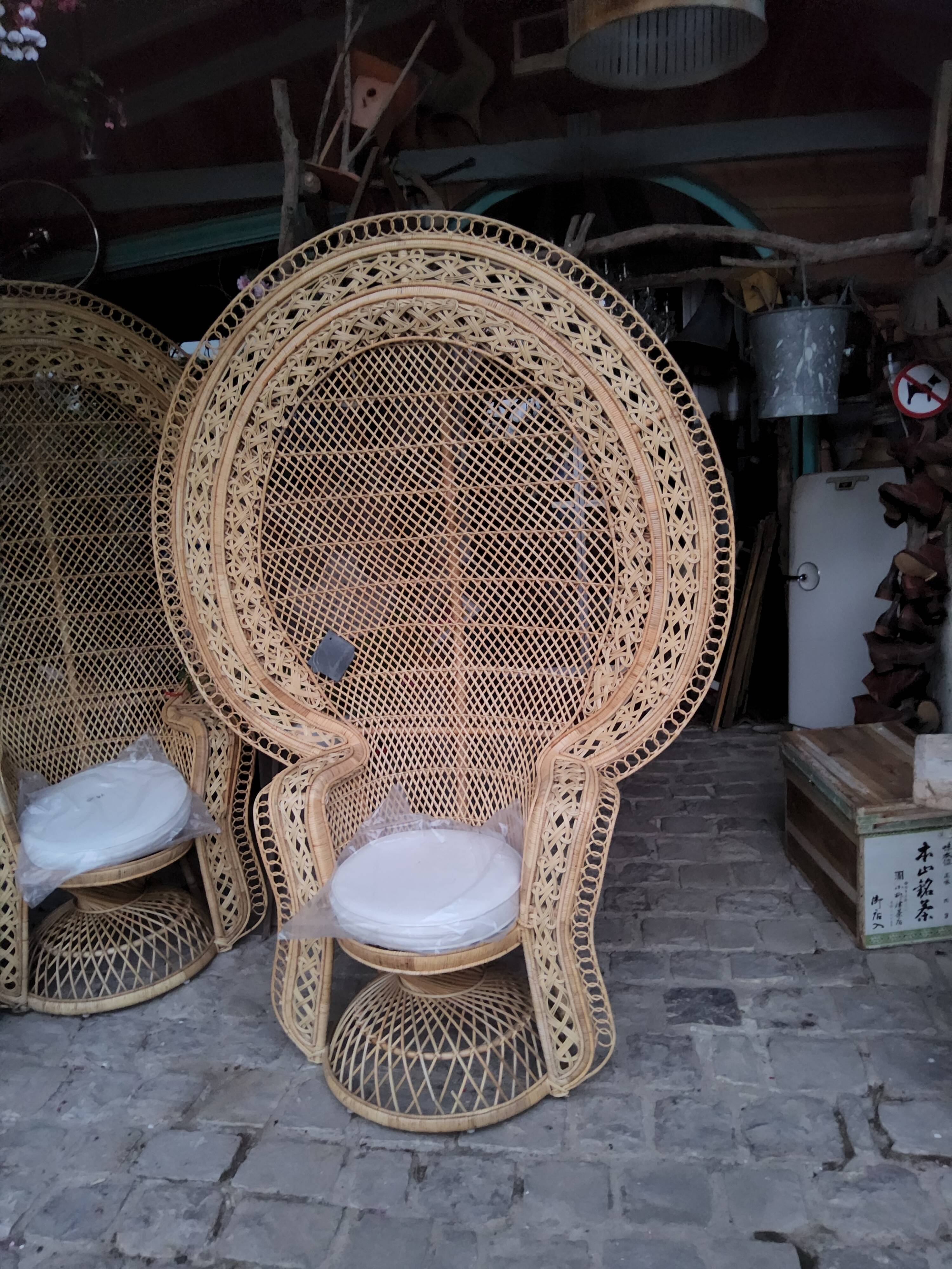 Pair of Emmanuelle armchairs