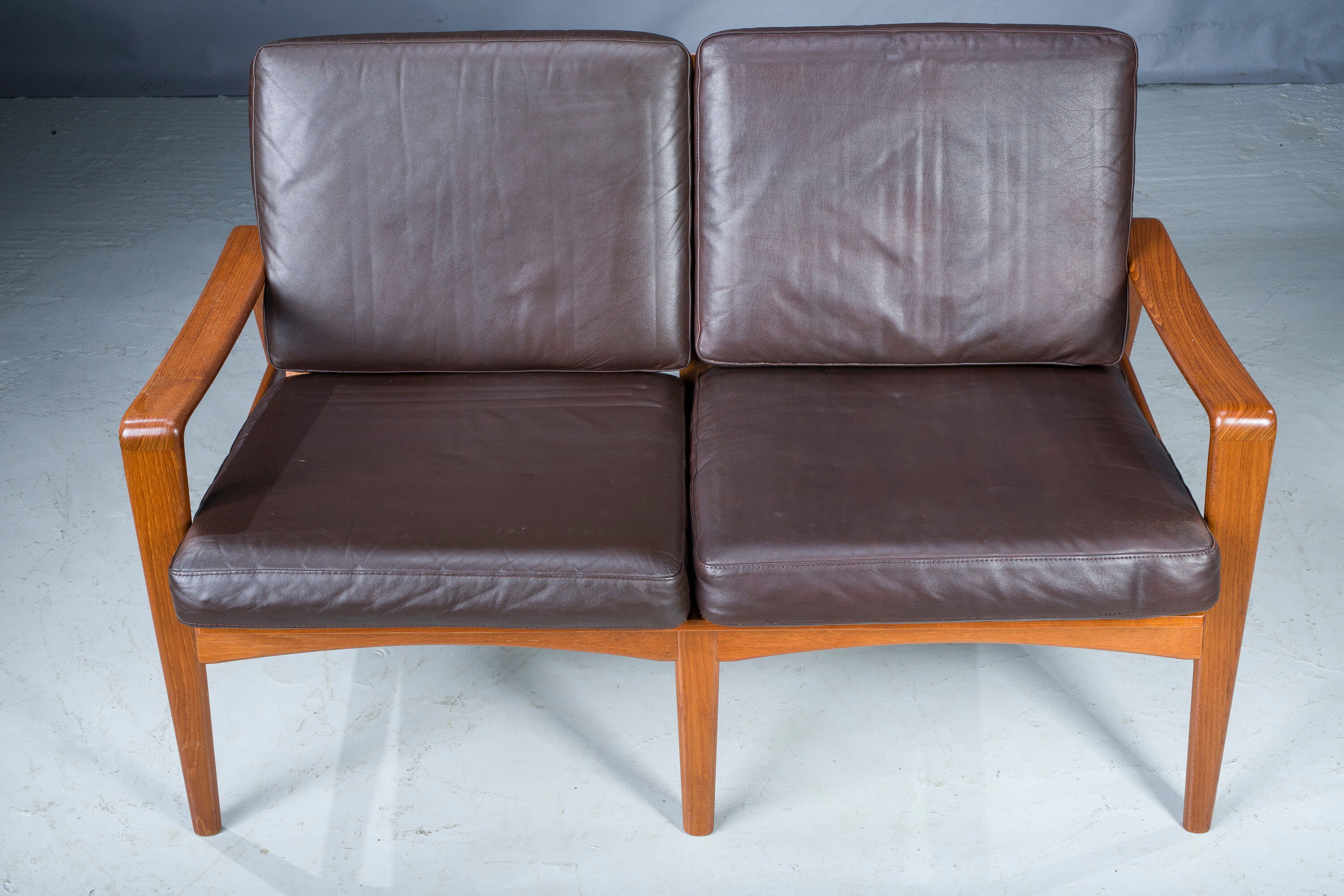 Canapé scandinave en teck du milieu du siècle par Arne Wahl Iversen pour Comfort, Danemark, années 1960