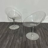 Space Age Eros Armchairs by Philippe Starck for Kartell, 1970s, Set of 2
