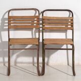 Antique garden chairs (c.1920). Set of 4 pieces #1