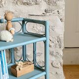 Rattan shelf