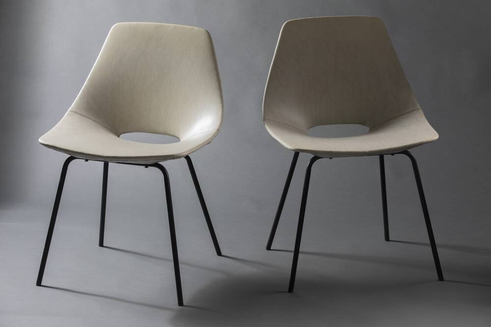 Paire de chaises Amsterdam Pierre Guariche