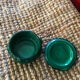 Art Deco bonbonnière in green malachite