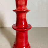 Ceramic candle holder tamegroute red