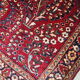 Handmade antique Persian Sarouk rug 97cm x 151cm 1920s