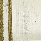 Antique Cushion Mirror Repousse Mirror Facet France 19th Century