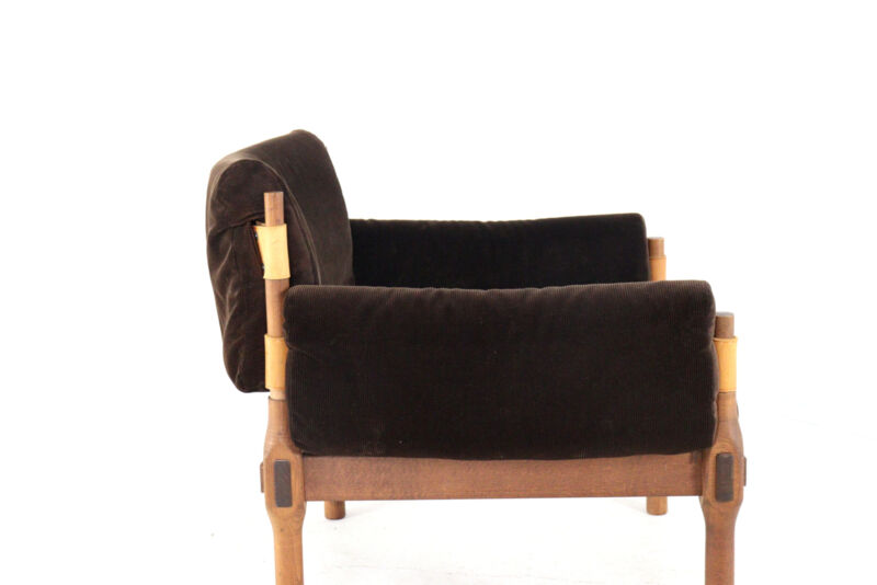 mid century danish design Safari armchair - rare piece - original condition