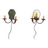 Pair of wall lights
