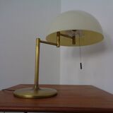 Adjustable Brass and Plastic Desk Lamp from Staff, 1960s