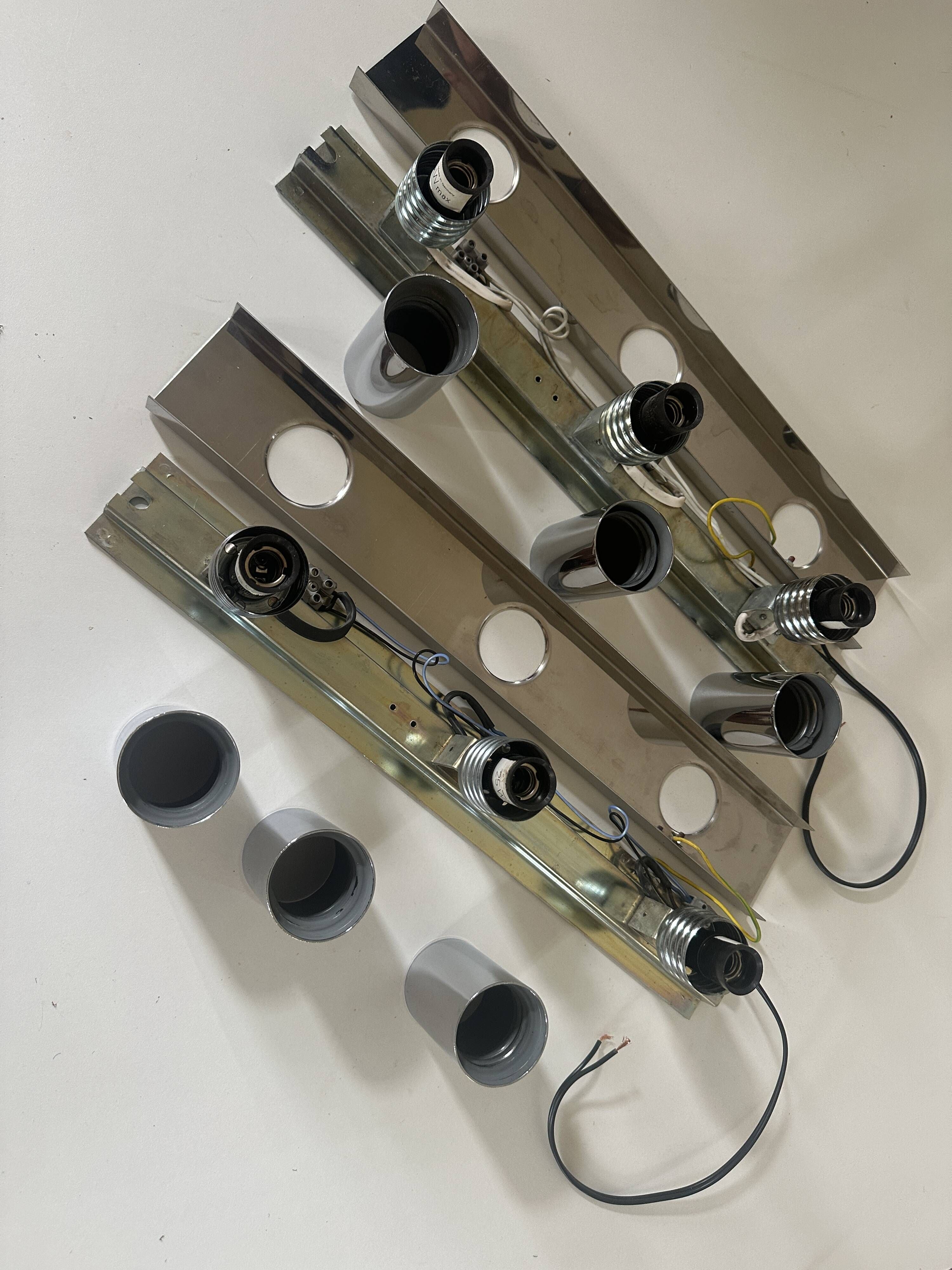 Pair of Motokko Ishii wall lights, vintage design, 70s