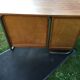 Vintage modernist schoolmaster desk