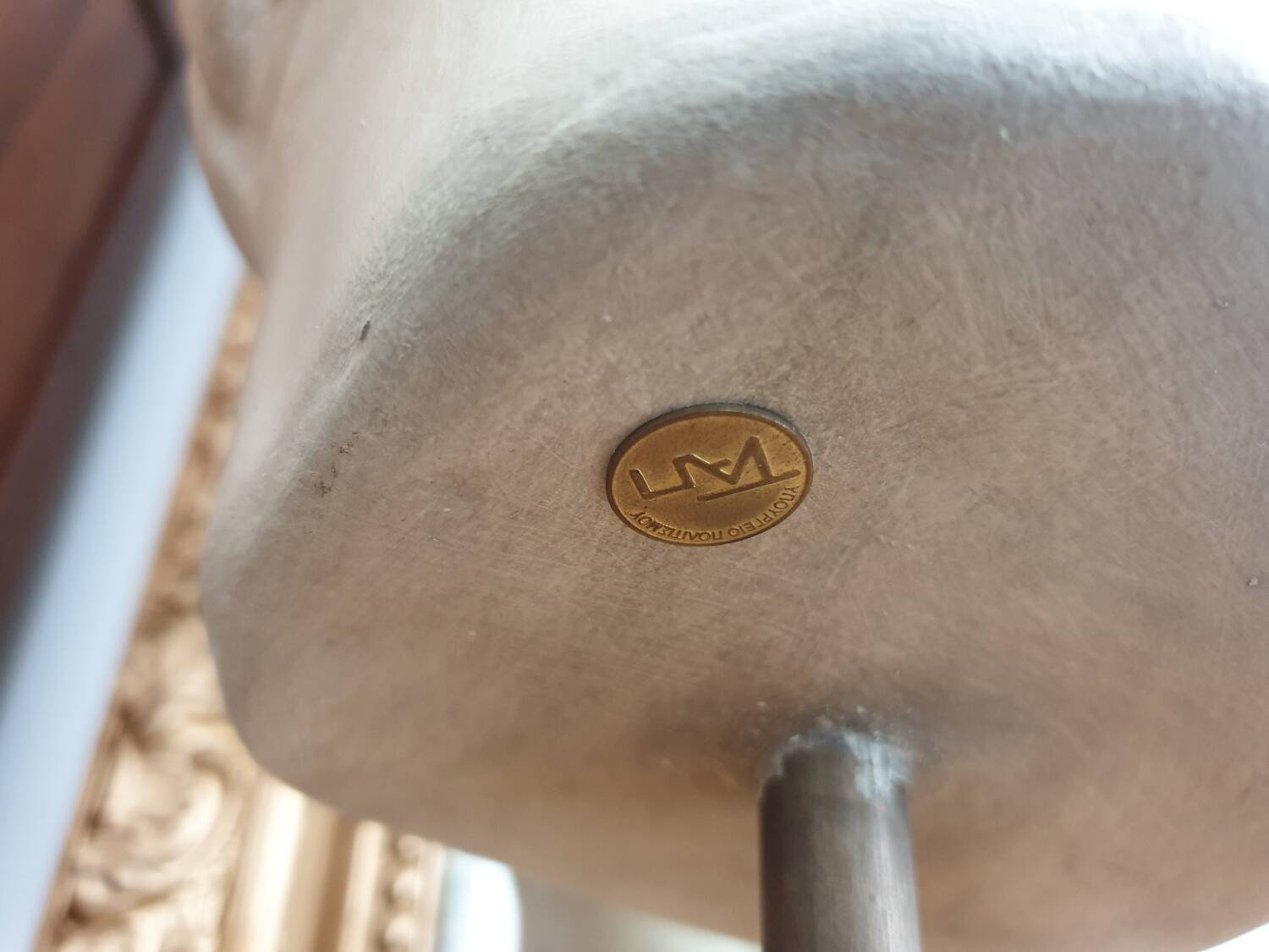 Greek bust of a blond Ephebe