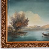 Oil on canvas painting