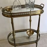 Vintage brass trolley