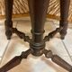 Antique adjustable piano stool in turned wood
