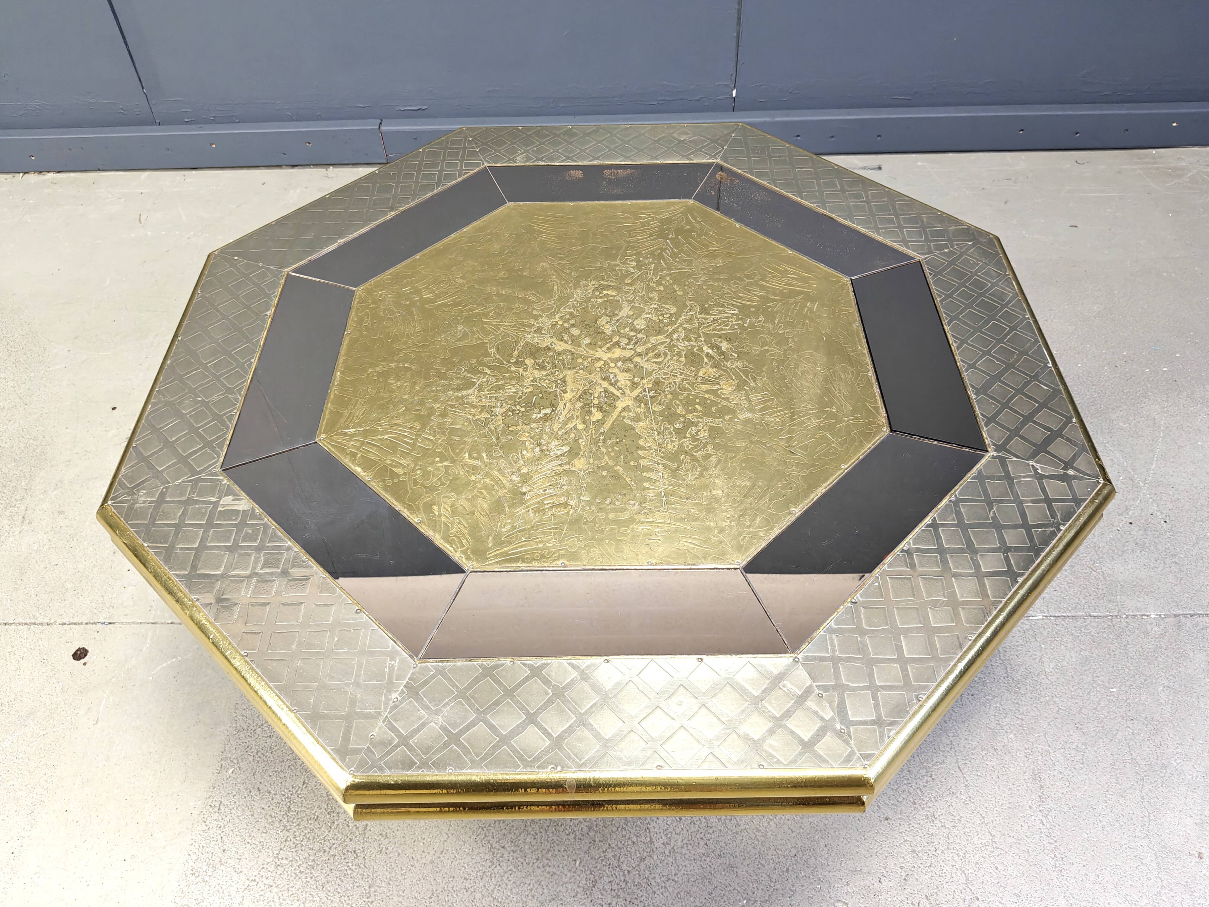 Vintage coffee table by Rodolfo Dubarry, 1970s