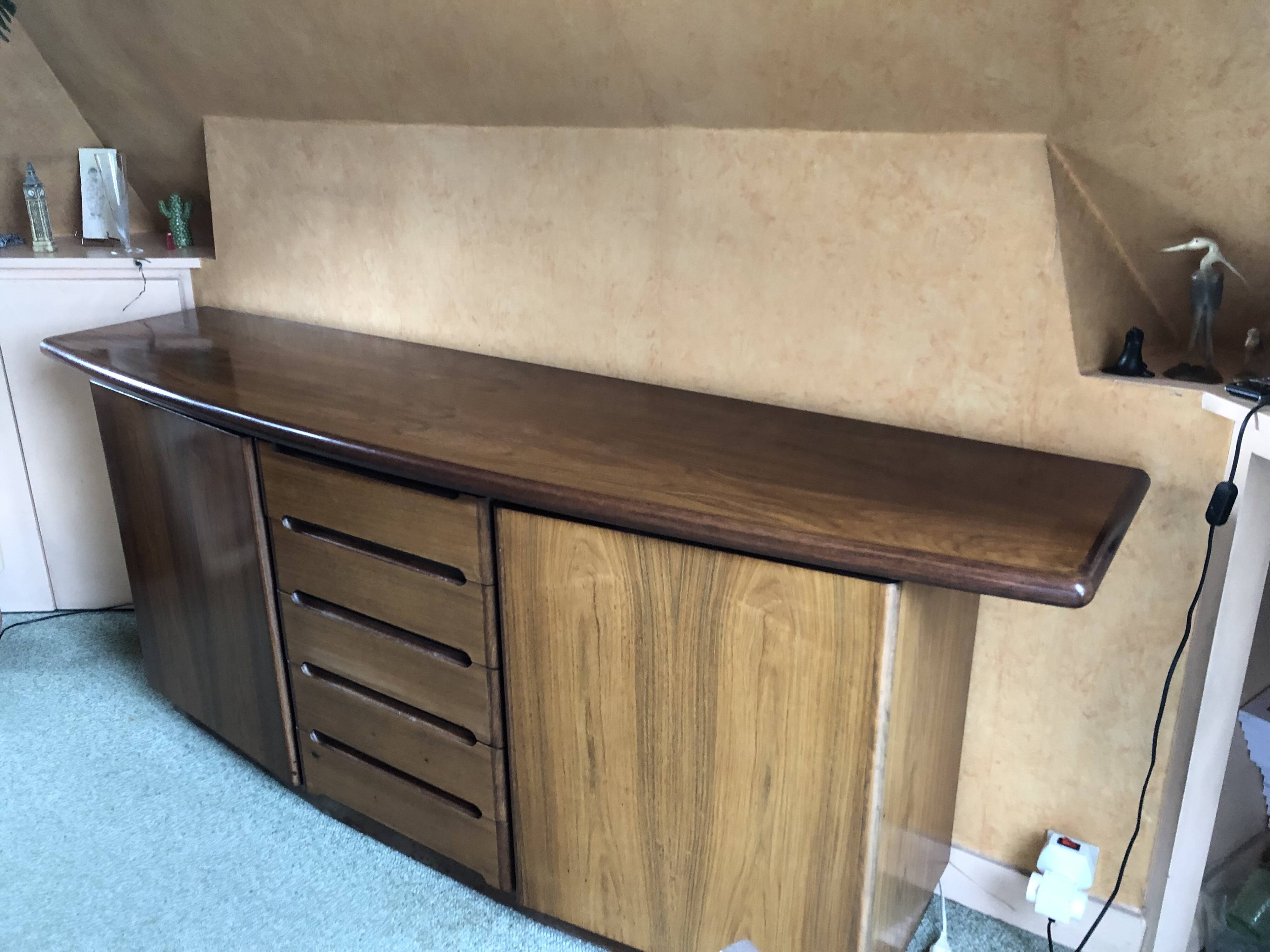 Buffet en palissandre