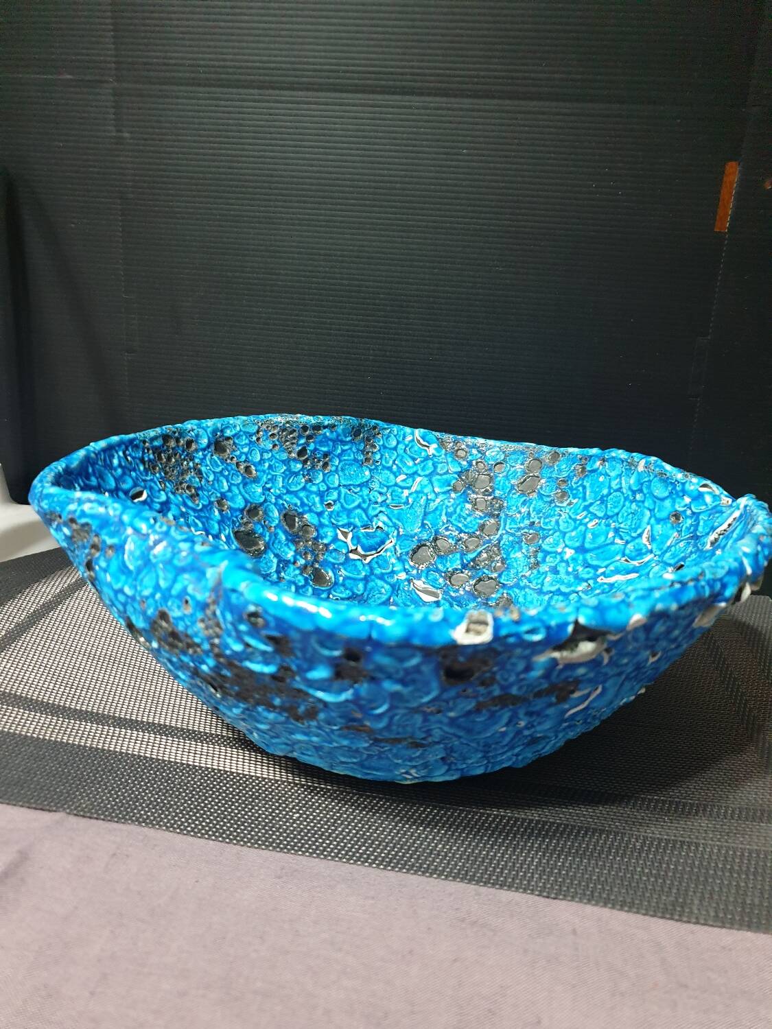 Large sea foam bowl Vallauris 1960