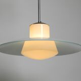 Pendant lamp opaline 1930 XXL