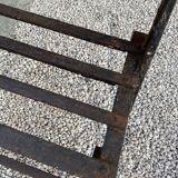 Industrial straight iron staircase loft workshop