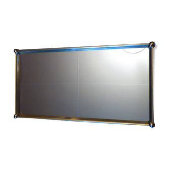 Mirror window, brass metal 31x61cm