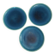 Lot 3 Assiettes Bleues