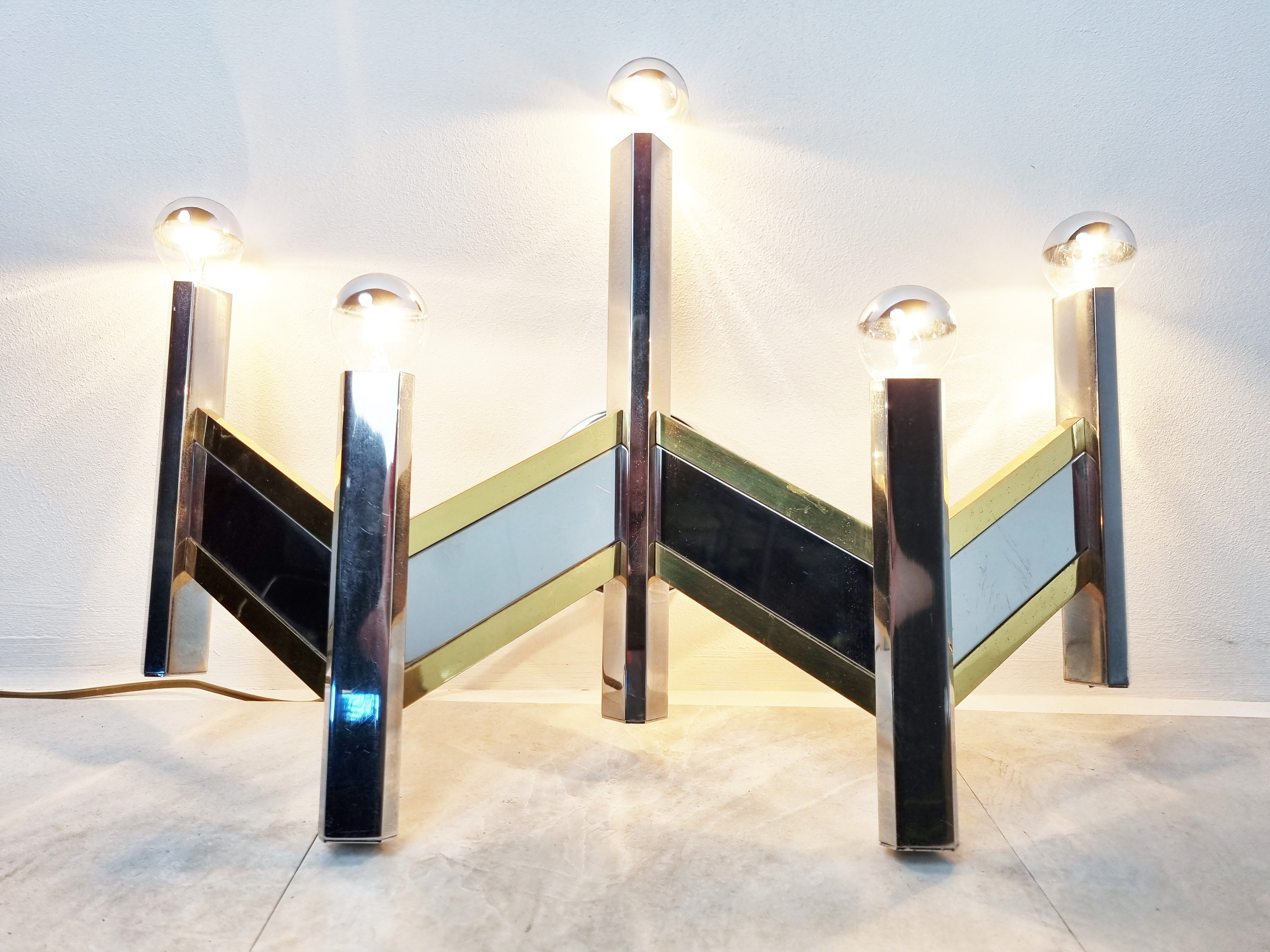 Pair of Sciolari wall lights, 1970s