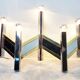 Pair of Sciolari wall lights, 1970s
