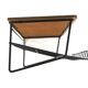 Étagère murale scandinave en teck, Suède 1960