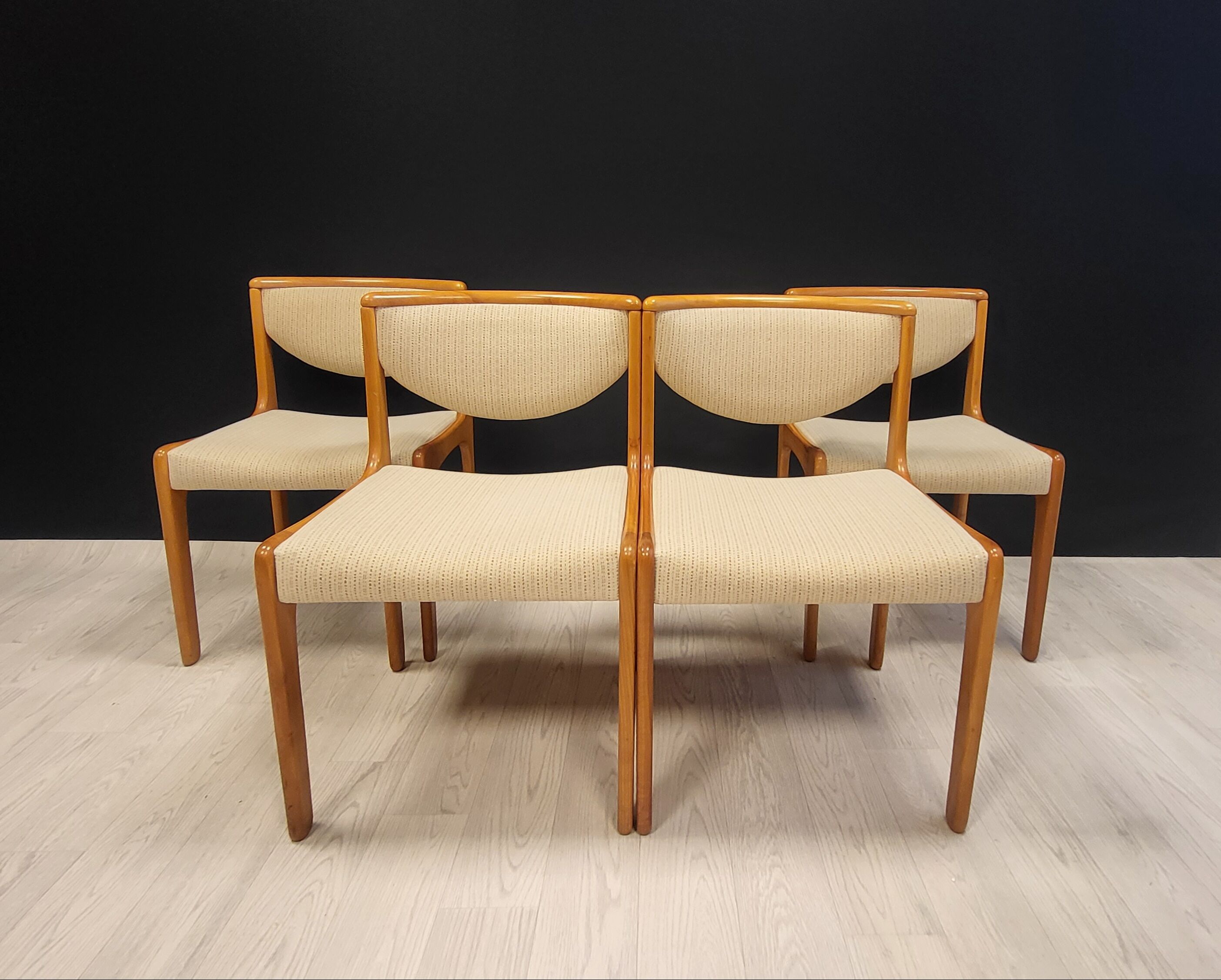 Set of four chairs