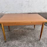 Dining table two extensions vintage Scandinavian style