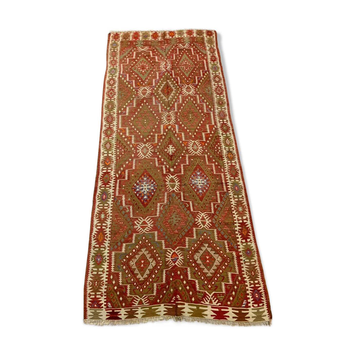Turkish kilim 348x144 cm wool