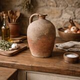 Antique patinated terracotta jar – authentic piece