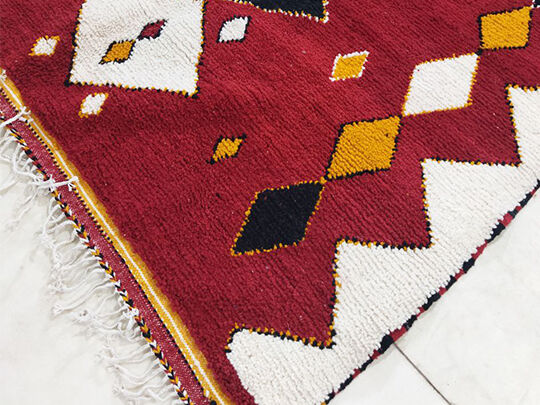204x176cm moroccan berbere carpet
