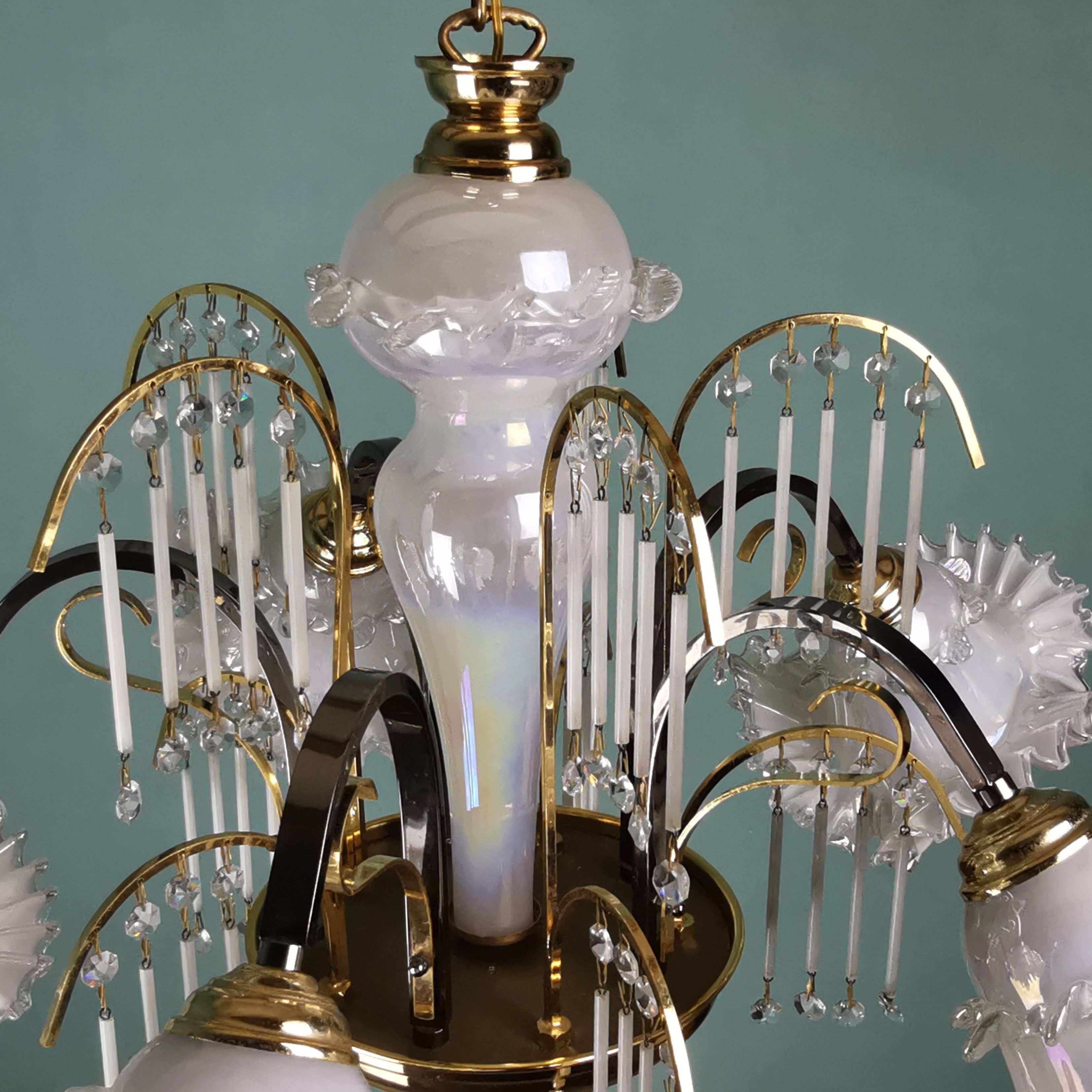 Italian murano glass chandelier